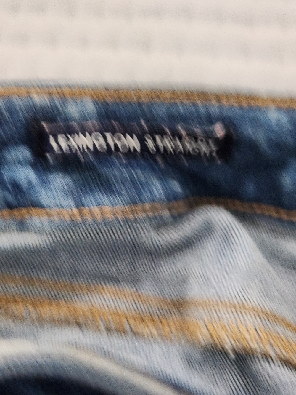 Charter Club Blue Floral Straight-Leg Jeans - Picture 5 of 8